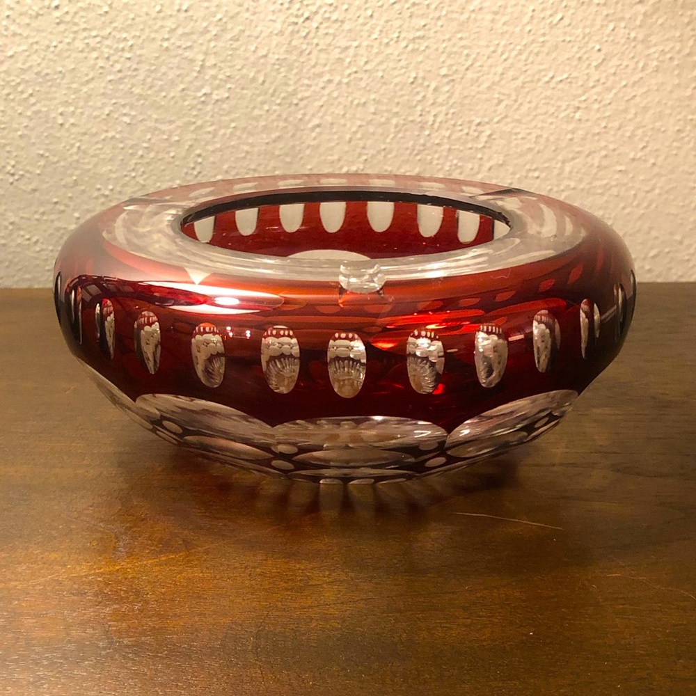 Unique Glass Ashtray
